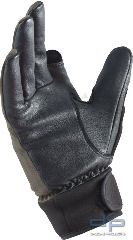 SealSkinz Coolmax Shooting Glove Oliv/Schwarz