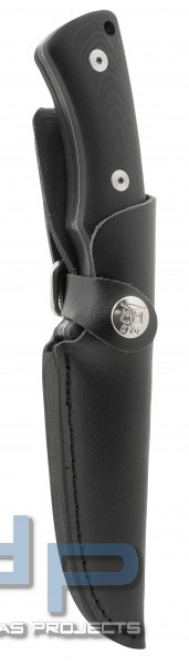 OYO FALKETIND SLIREKNIV BUSHCRAFT- UND SURVIVALMESSER BLACK