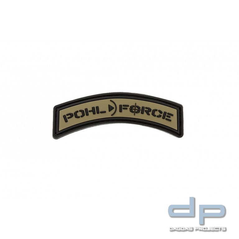 Pohl Force 3D Rubber Patch Braun