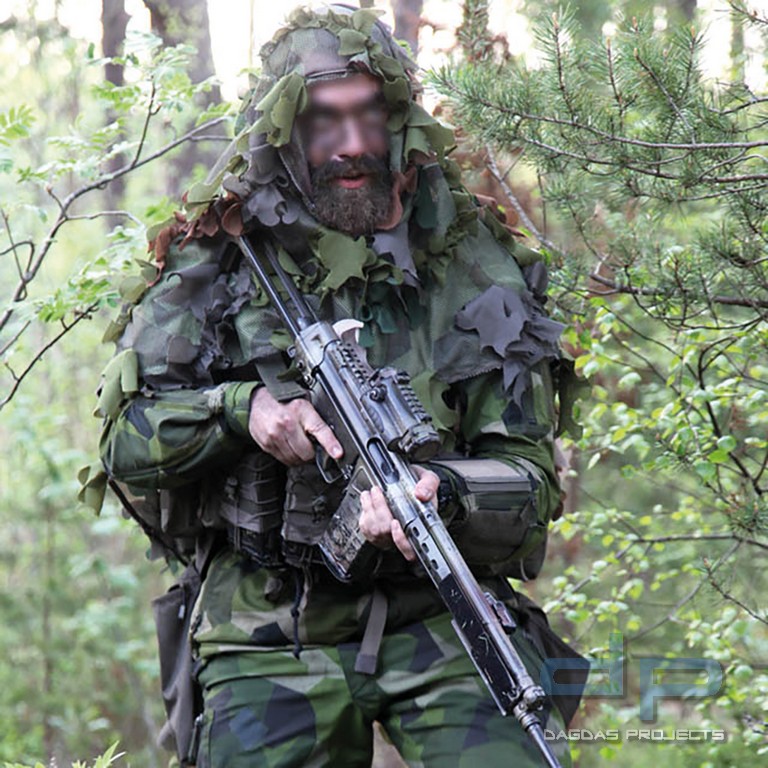 SnigelDesign 3D Ghillie Tarnnetz Umhang