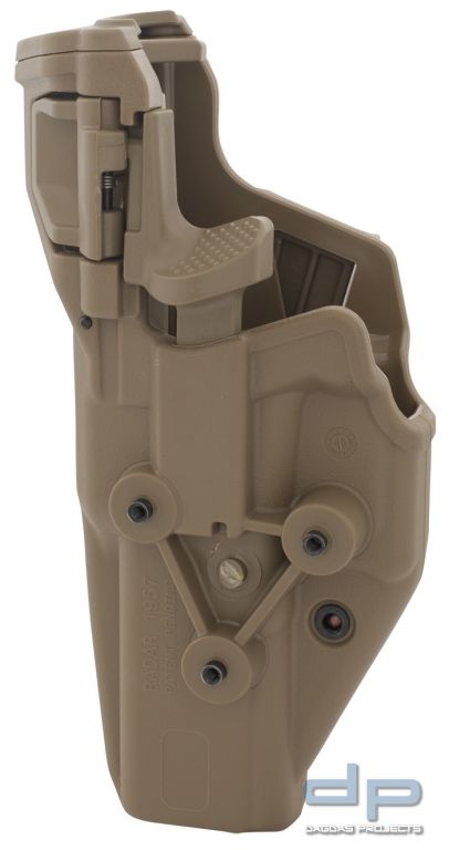 Radar Tactical Holster S&amp;F Lev3 Glock 17 - Rechts Schwarz