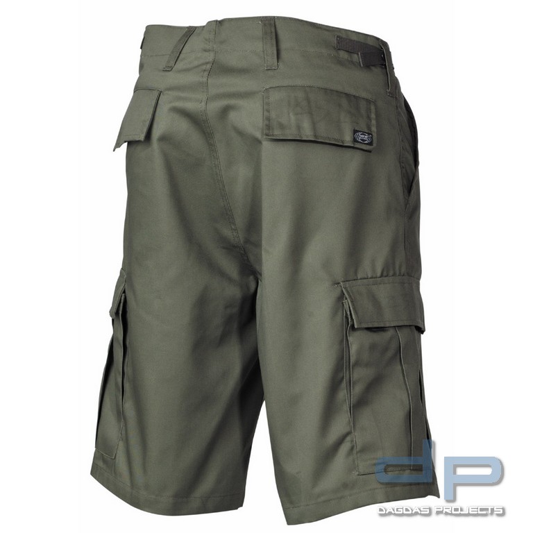 US Bermuda, BDU, oliv, mit Seitentaschen