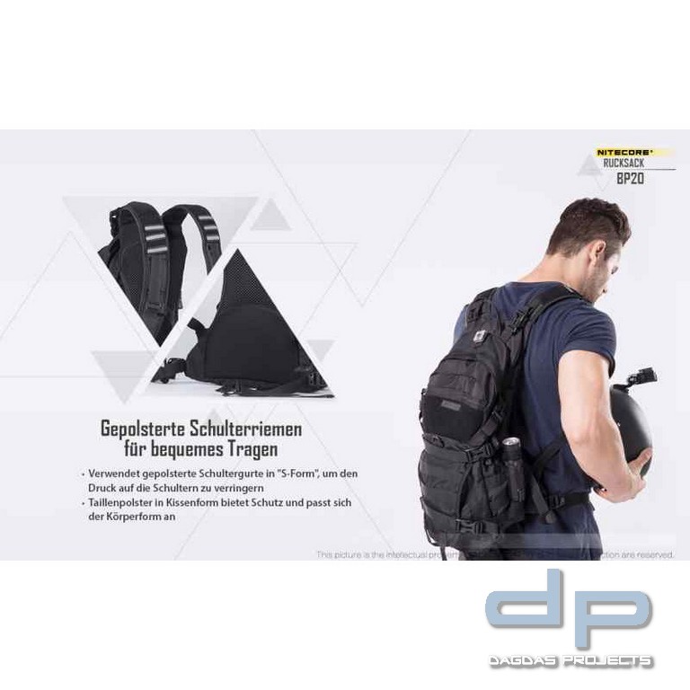 NiteCore® Rucksack BP20 (20 Liter)