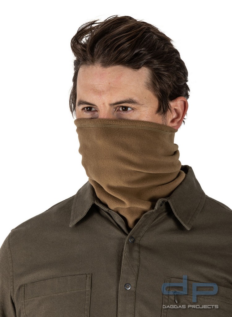 FLEECE NECK GAITER IN Schwarz