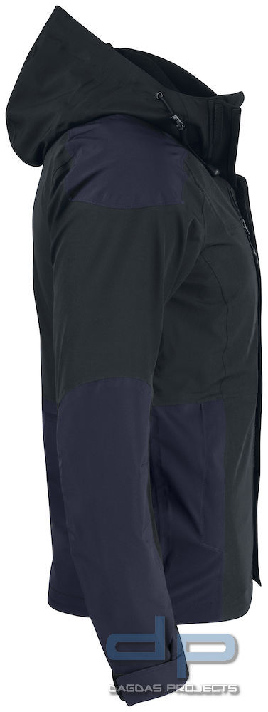 Unisex Trekkingjacke Behörde inklusive Wunschaufdruck in reflex silber