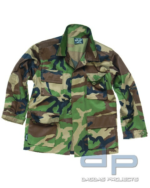 US BDU JACKE KIDS WOODLAND VPE 2