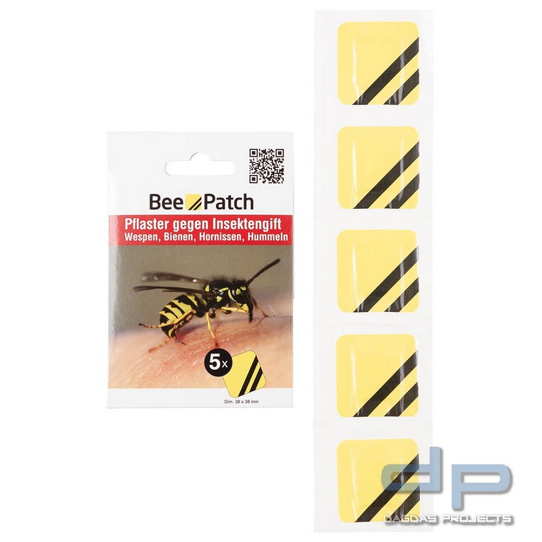 Insektenpflaster, "Bee Patch", 5er Pack
