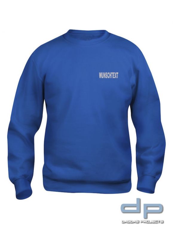 Clique Basic Roundneck mit Wunschaufdruck in verschiedenen Farben