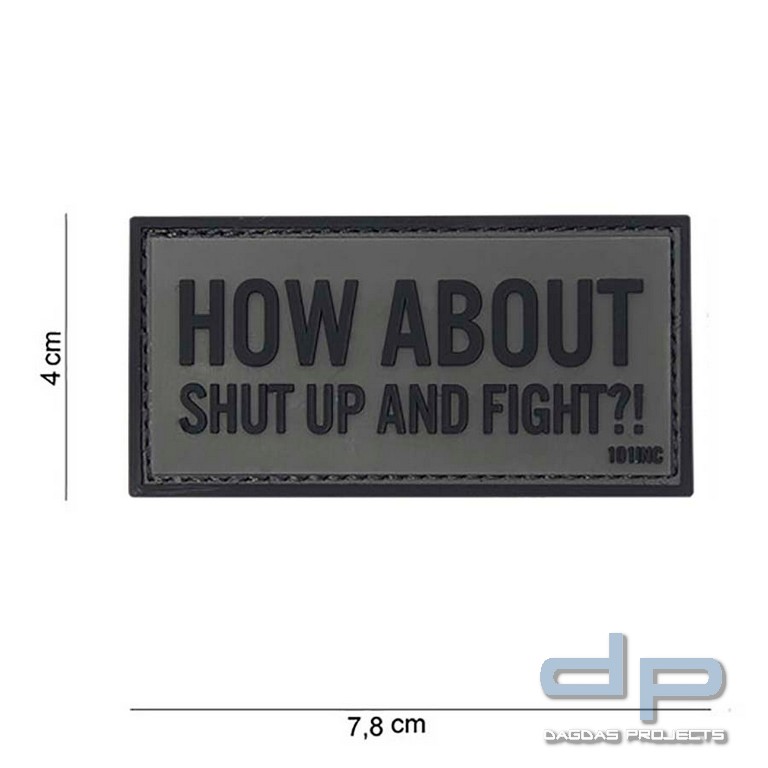 Emblem 3D PVC How About Grau