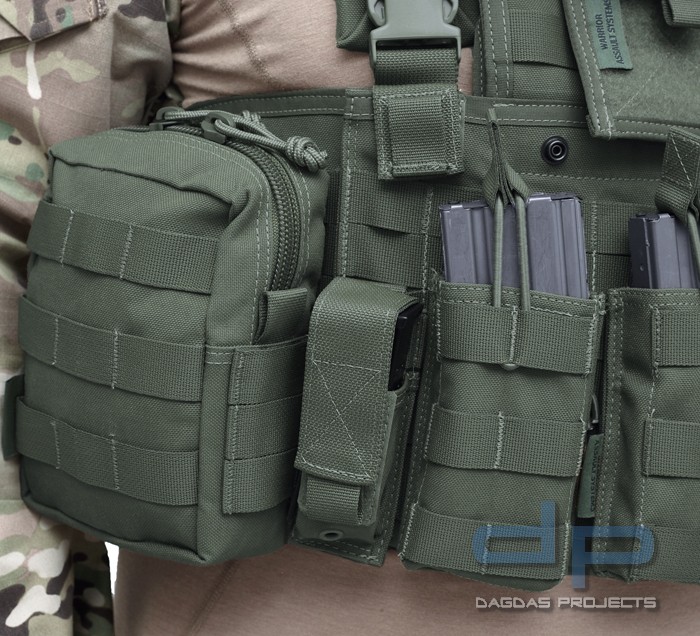 Warrior Single 9mm Pistol Pouch Schwarz