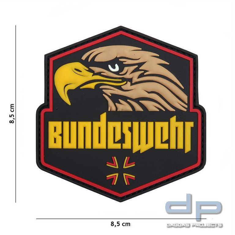 Emblem 3D PVC Bundeswehr gelb