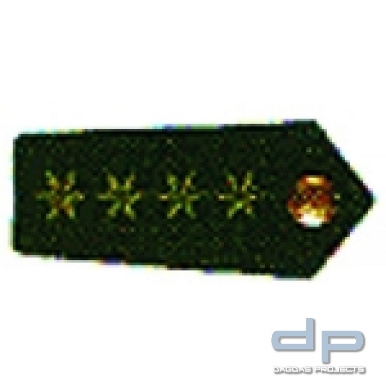 Dienstgradabzeichen Polizeihauptmeister/in - Mittlerer Dienst- grün