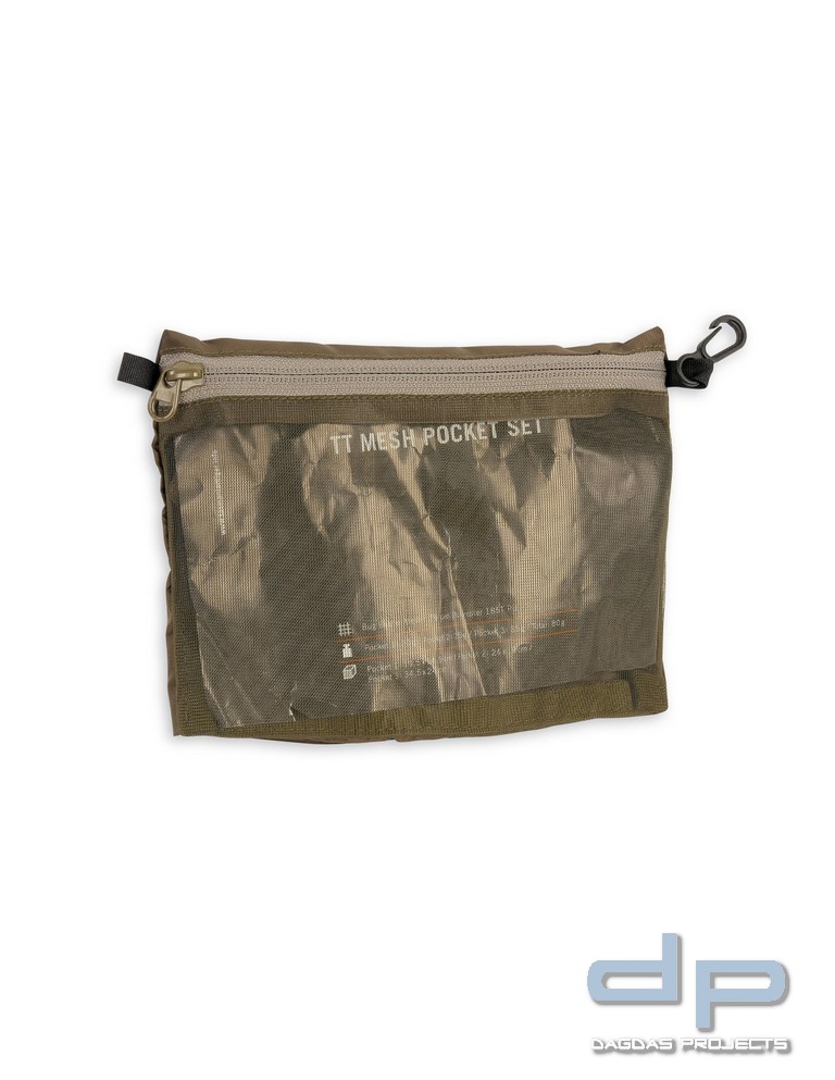 Tasmanian Tiger Mesh Pocket 3er Set in Oliv
