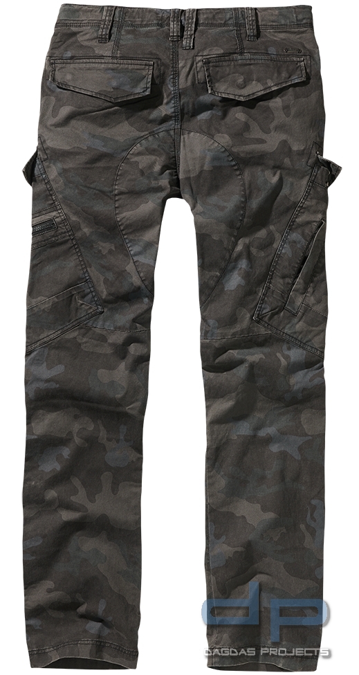 Brandit Adven Slim Fit Trousers in darccamo Größe: XXL