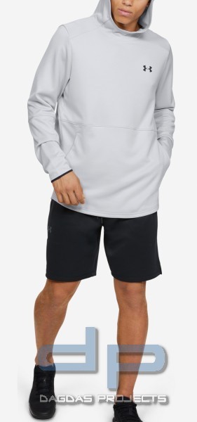 Under Armour MK-1 Warmup Hoodie in hellgrau