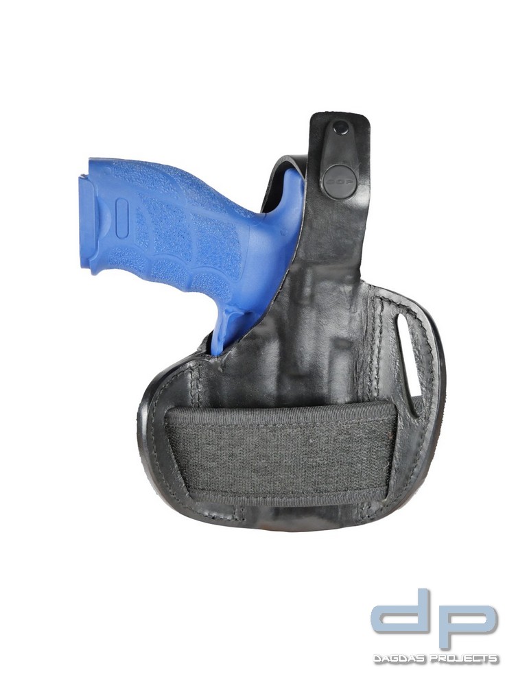 COP® 210RDS Pancake Gürtelholster mit Zusatzsicherung, Leder, 50mm BL