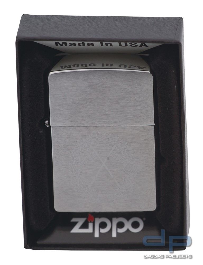 ZIPPO FEUERZEUG MOTIV HEERESAUFKLÄRUNG
