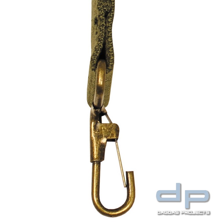 Schulterriemen für Tasche, 38 mm, oliv, mit 2 Karabiner