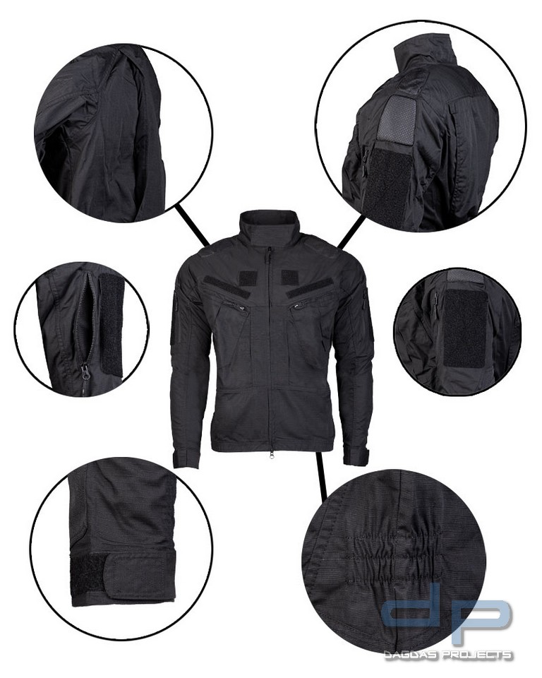 COMBAT JACKET CHIMERA SCHWARZ