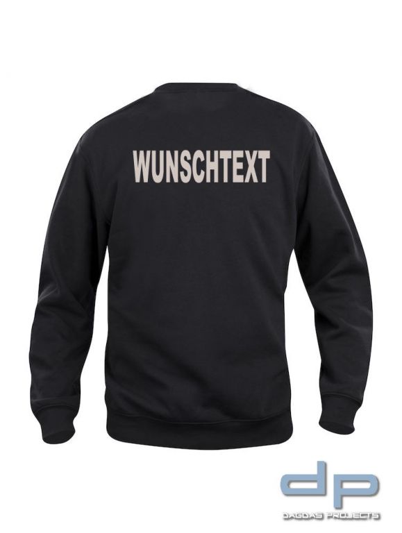 Clique Basic Roundneck mit Wunschaufdruck in verschiedenen Farben