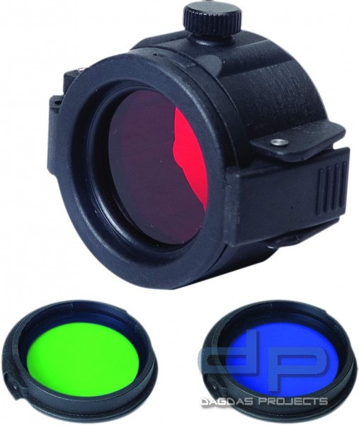 FT32 Taschenlampen Farbfilter mit RGB Linse 32mm Durchmesser