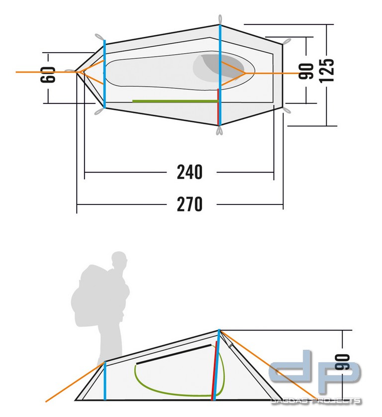 TATONKA KOLI 1-PERSON-TUNNELZELT