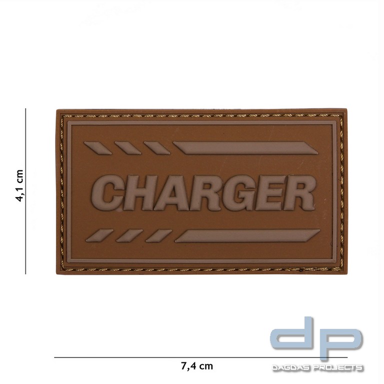 Emblem 3D PVC Charger coyote