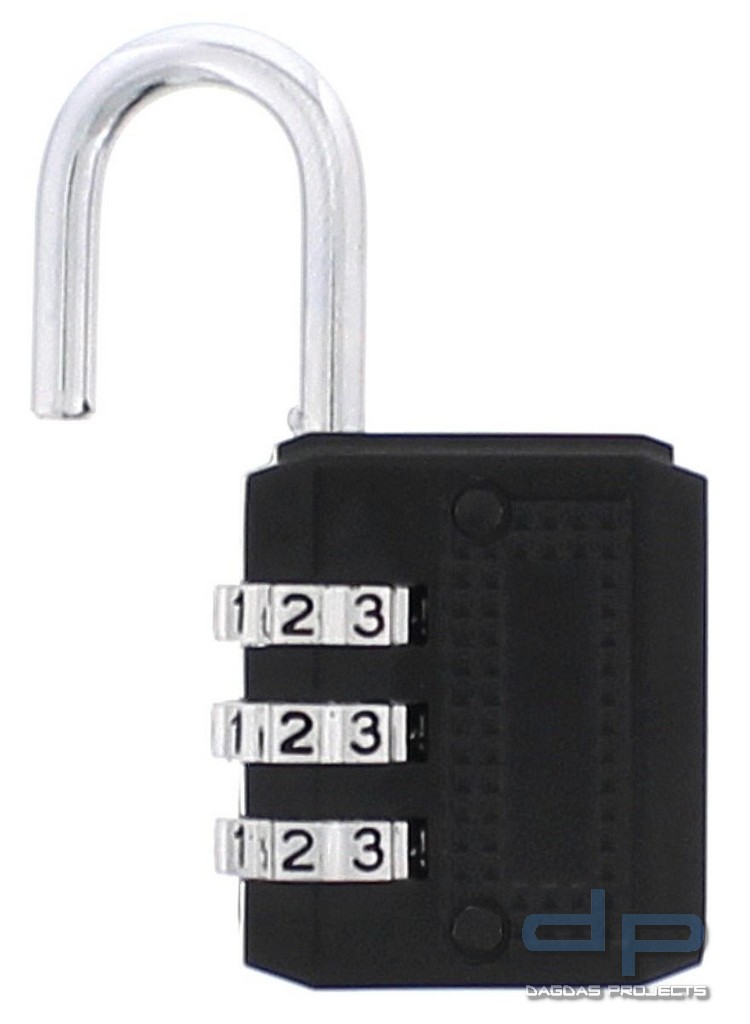 Vorhängeschloss Schwarz