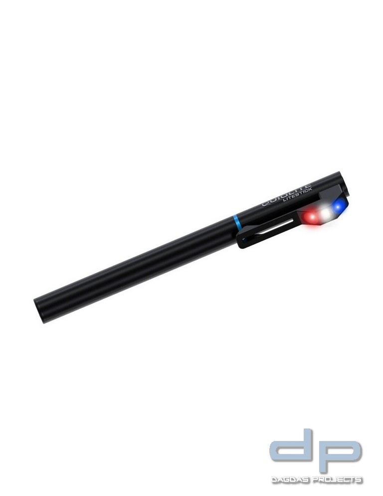 Quiqlite (TM) LiteStick LED-Stiftlampe "Code3" (rot/weiß/blau)