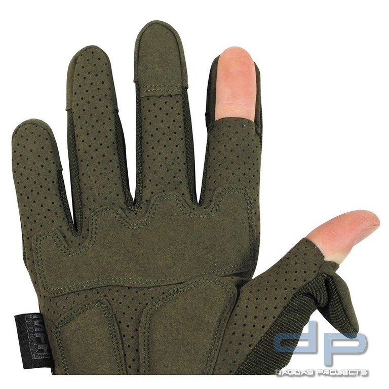 Tactical Handschuhe, "Action" oliv