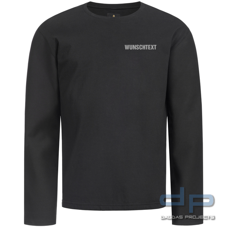 Brunnirok Armschutz-Shirt Siegburg mit Wunschaufdruck in reflex silber