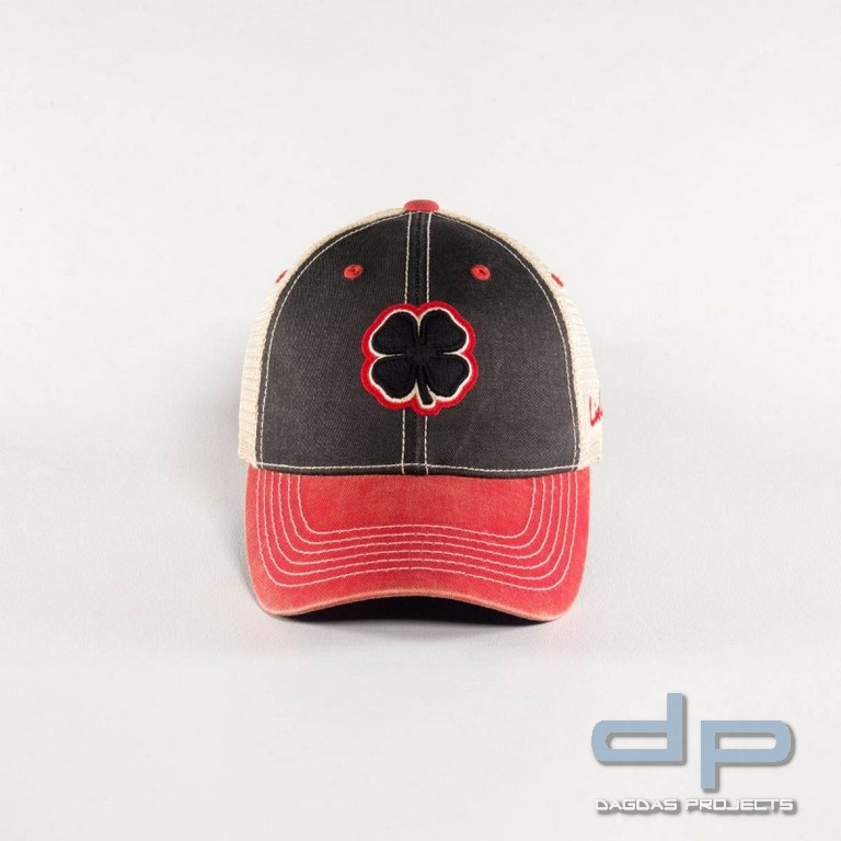 Black Clover Basecap Two Tone Vintage 4, einstellbar, beige-rot-grau