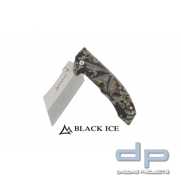 BLACK ICE Einhandmesser THC Green