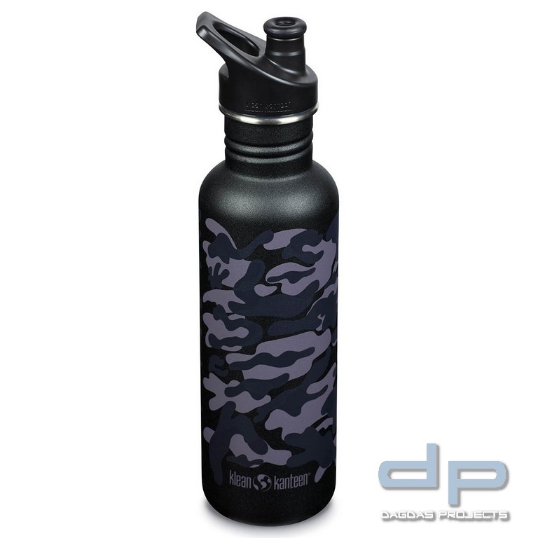 Flasche, Klean Kanteen, tarn, einwandig, Edelstahl,ca.800 ml