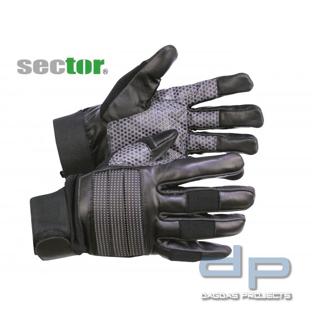 sector Lederhandschuh mit Antirutschbesatz
