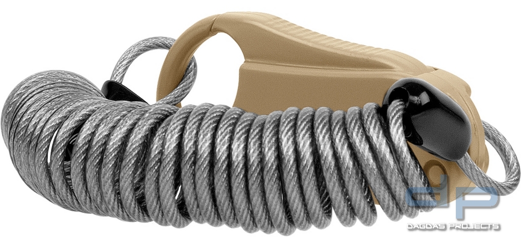 Maxpedition Steel Cable Lock in schwarz