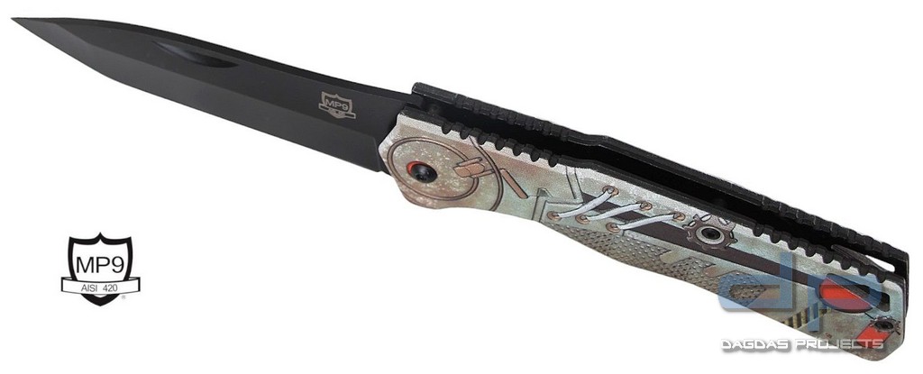 MP9 Klappmesser Steampunk