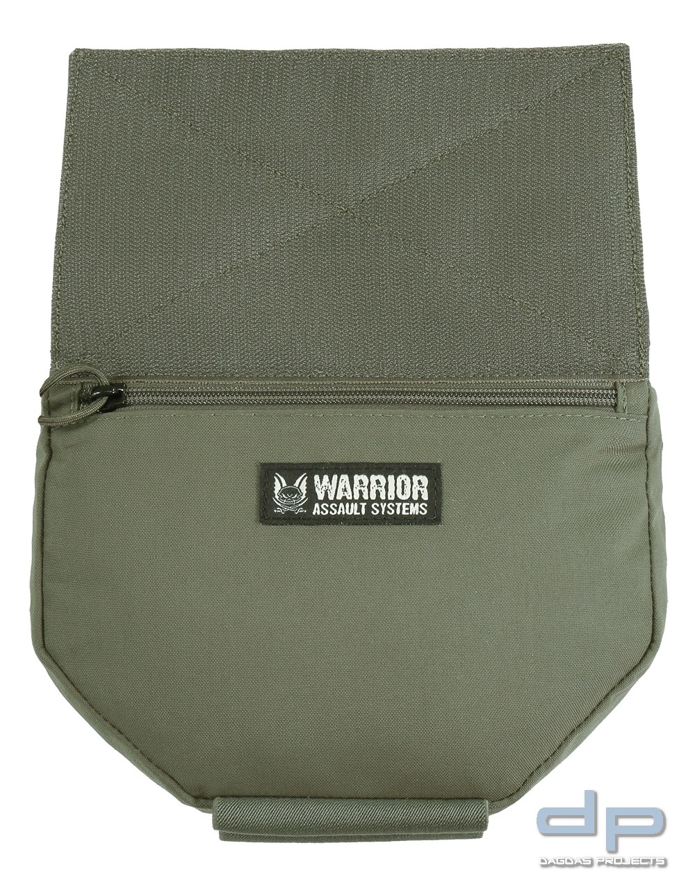 WAS Laser Cut Drop Down Utility Pouch in 2 Farben Farbe: Schwarz