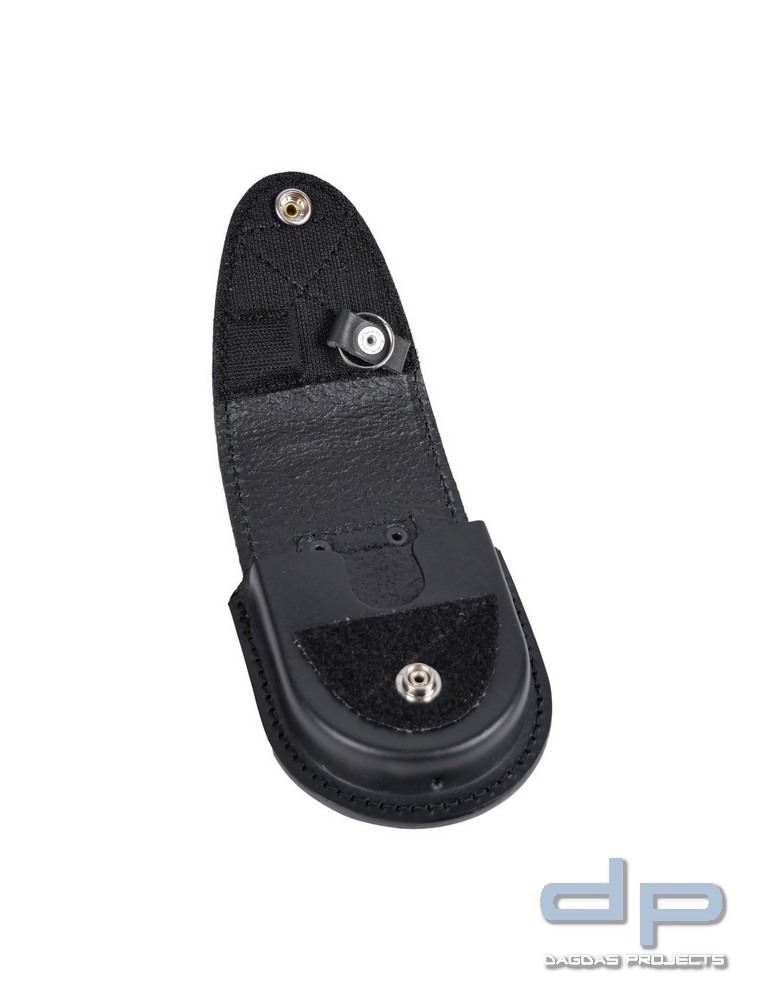 COP® 8404 Gr. XL, geschl. Handfesseltasche, Druckknopfverschluss m. Klett, Leder