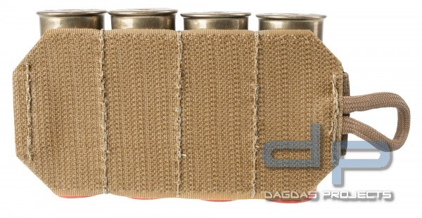 BLACKFOLIUM HYBRID MAG POUCH - 12GA. X 4 MUNITION SCHROTFLINTE TRAGESYSTEM CAMO