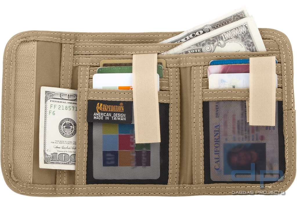 Maxpedition Spartan Wallet in verschiedenen Farben