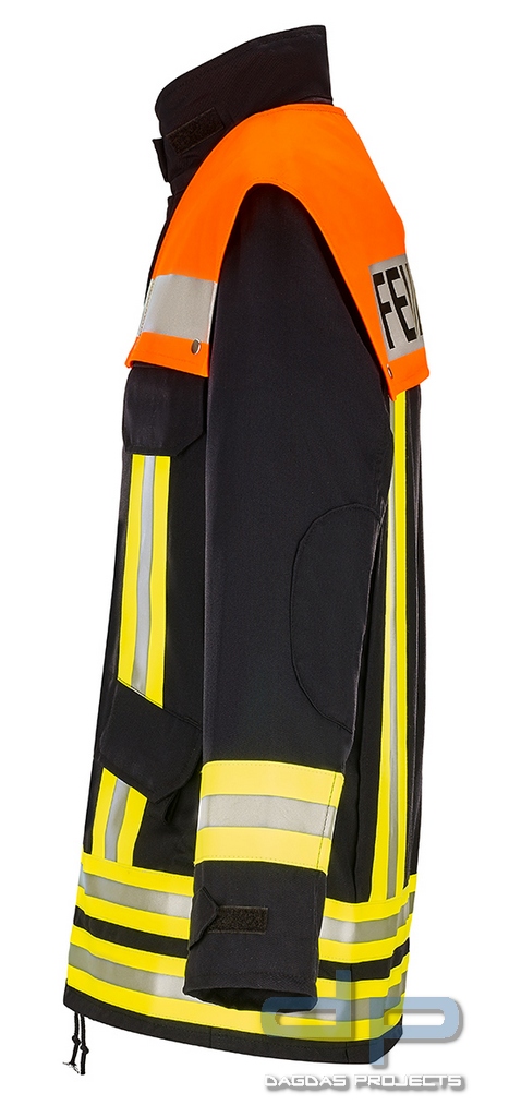 Feuerwehrjacke HuPF Teil 3 Oberstdorf 2000 50%/50% Euramid® Lenzing FR mit Koller