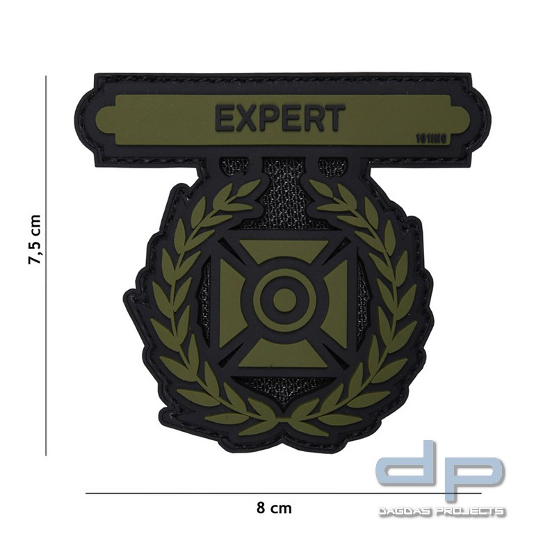 Emblem 3D PVC Expert grün