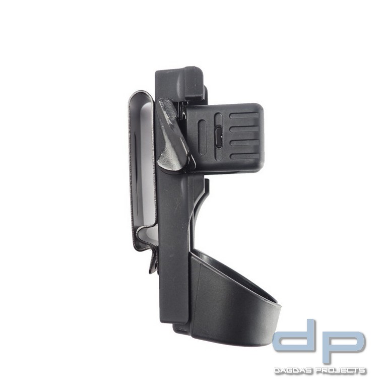 ESP® Taschenlampenholster LHU64, Metall Gürtelclip für Gürtel bis 50 mm