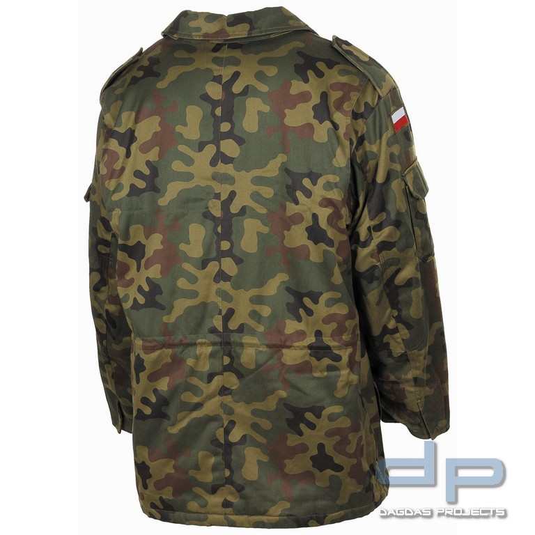 Polnischer Parka, WZ 93, tarn, Steppfutter, gebraucht VPE 5
