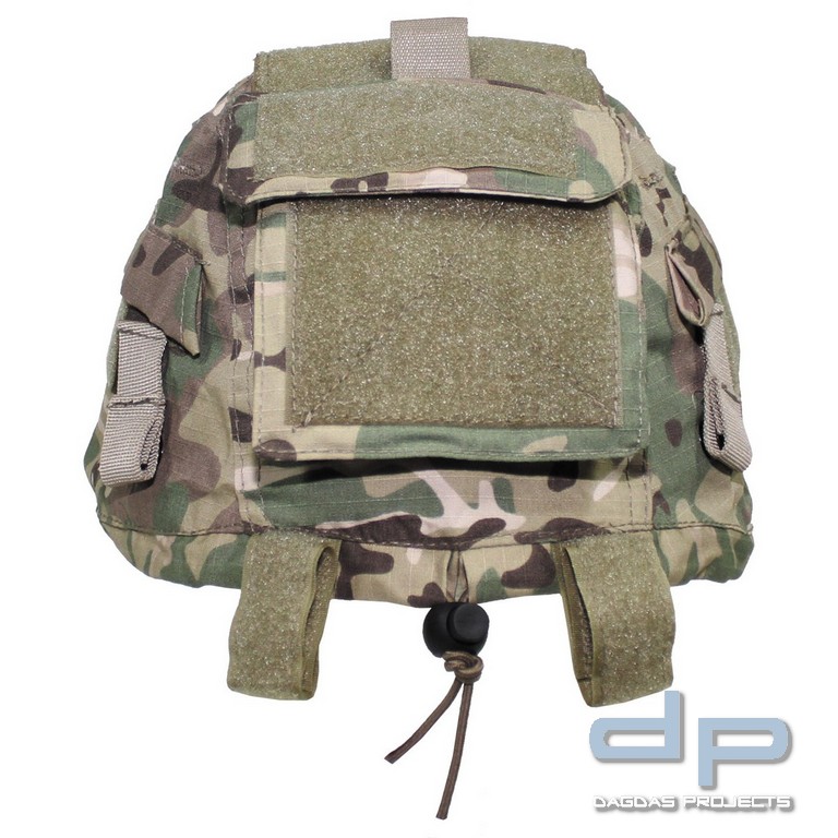 Helmbezug mit Taschen, größenverst., operation-camo