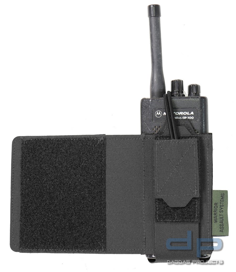 WAS LASER CUT WING VELCRO MBTIR RADIO POUCH (LINKS) in verschiedenen Farben