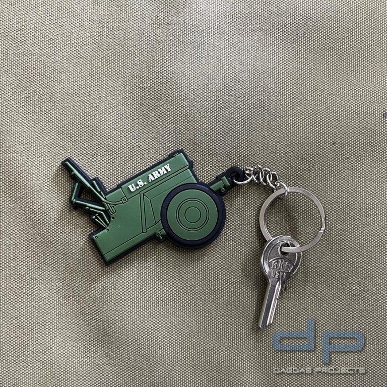 Schlüsselanhänger 3D PVC Jeep U.S. Army #105