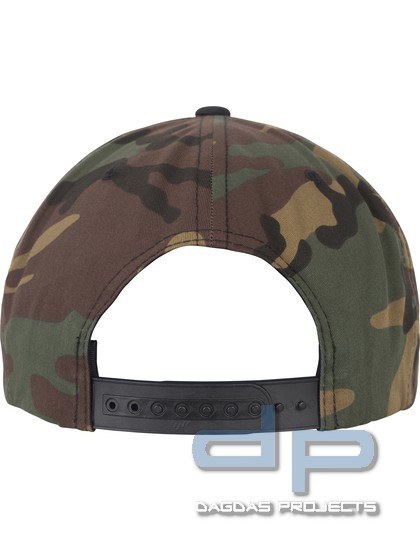 Classic Snapback 2-Tone Camo Cap in Green Camo/Black und Black/Green Camo
