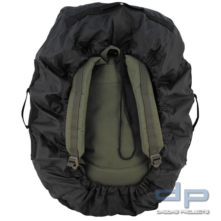 Rucksacküberzug, "Transit I", schwarz, 80-100 Liter